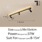 Modern Vintage Iron Ceiling Spotlights for Living Room Study & Wardrobe. Enhance your Space with Track Lighting.