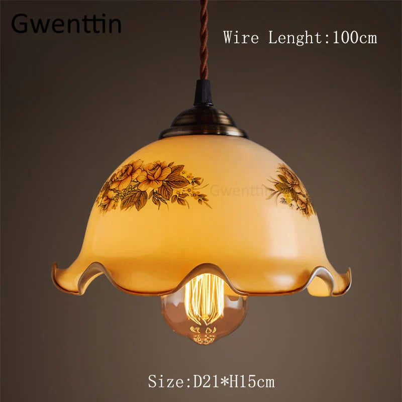 Vintage Industrial Pendant Light for Dining Room, Cafe, Bar, and Home Lighting