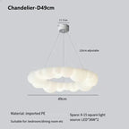 Nordic Cloud LED Pendant Chandelier for Modern Living, Dining, Bedroom