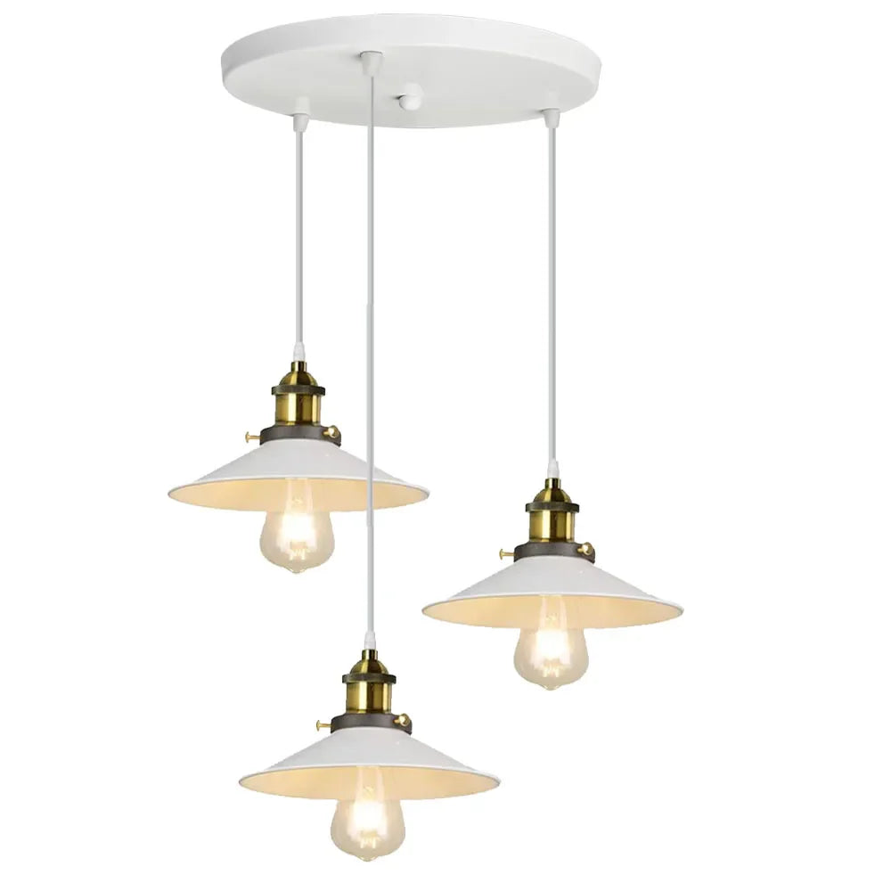 Retro Industrial Pendant Chandelier LED Ceiling Lamps for Kitchen Living Room