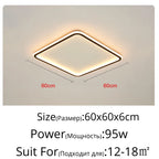 Modern Dimmable LED Ceiling Chandelier for Living Bedroom Study Room Lighting