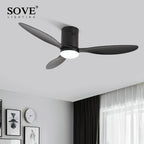 Village Ceiling Fan with Remote Control - LED Option, 220V/110V