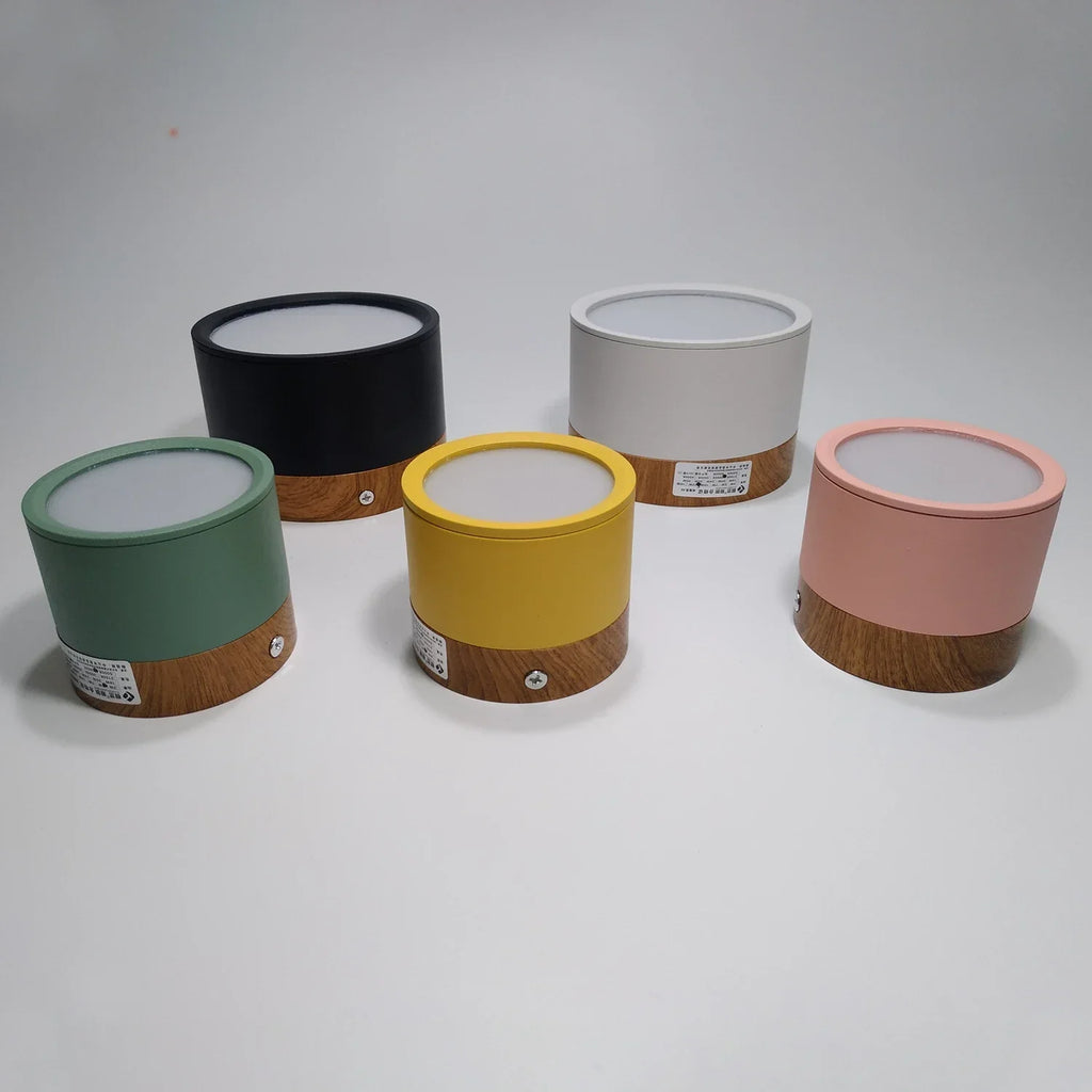 Nordic Color LED Ceiling Lights 5W-12W Aluminum Round Kitchen Ceiling Lamp