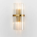 Luxury Crystal Wall Lamp for Living Room & Bedroom - Gold Sconce Light