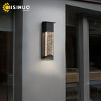 Crystal Outdoor LED Wall Light with PIR Motion Sensor, IP65 Waterproof Sconce Luminare
