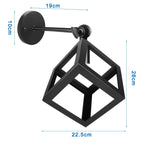 Industrial Loft LED Cage Wall Light Sconce - Modern Home Lighting Fixture