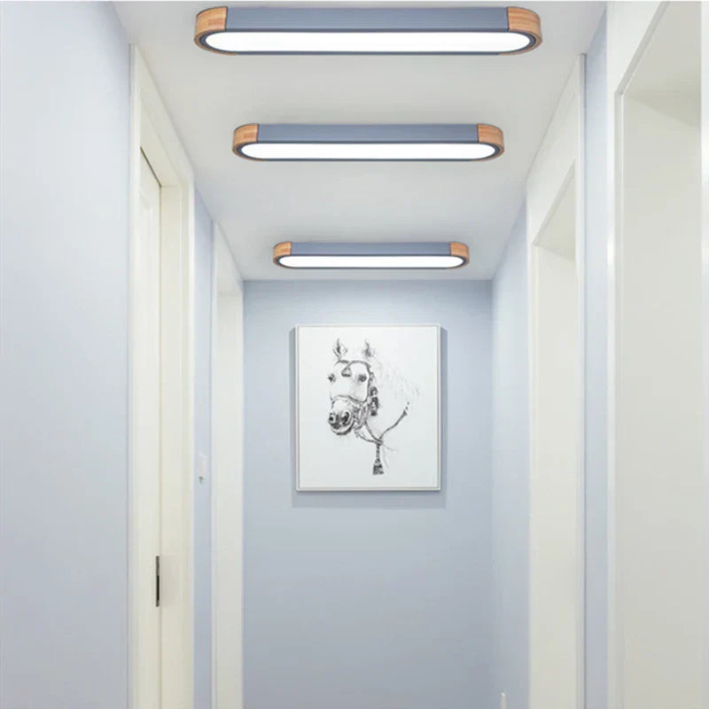 Wood LED Ceiling Lamp: Modern Decorative Lighting for Home Interiors