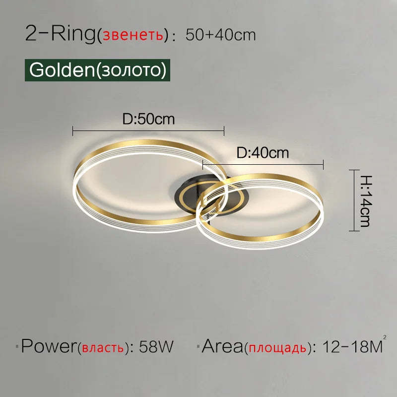 Nordic Light Luxury Foyer Ceiling Lamp - Modern, Simple, Elegant Lighting