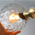 Nordic Water Grain Glass Pendant Lights for Living Room, Kitchen, Restaurant, Bar - Retro Simple Hanging Lamps