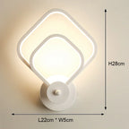 LED Wall Light: Modern Bedroom Bedside Lamp, Living Room Sconce, Home Decor Lighting