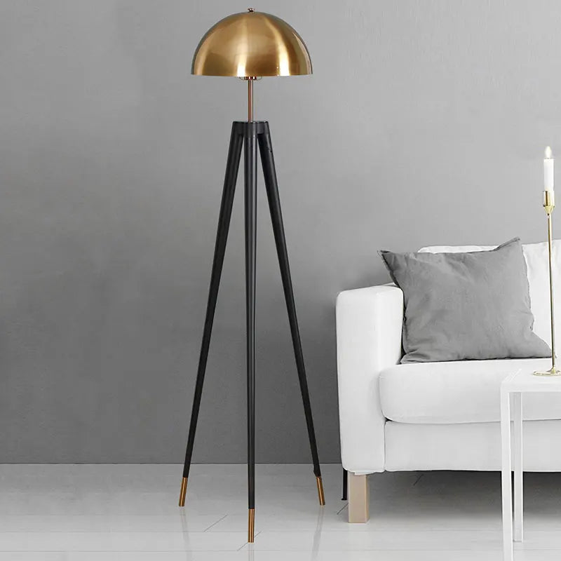 Tripod Mushroom Floor Lamp Vintage Design for Living Room Bedroom Home