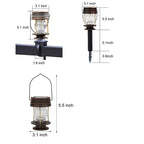 Retro Portable Waterproof Intelligent Led Solar Powered Outdoor Lights