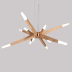 Wooden Pendant Lights: Creative Restaurant Decor for Indoor Lighting