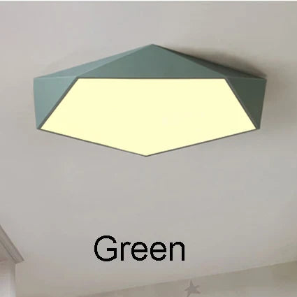 Geometric Dimmable LED Ceiling Lamps for Living Room Aisle Balcony Lighting