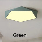 Geometric Dimmable LED Ceiling Lamps for Living Room Aisle Balcony Lighting