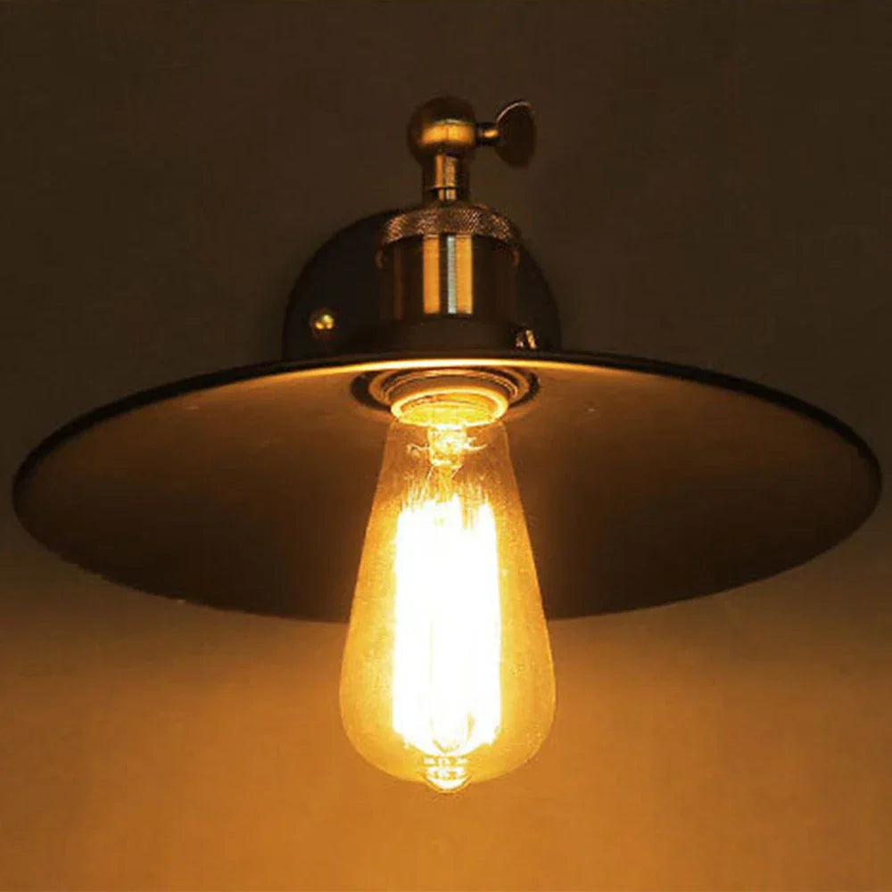 Retro Industrial LED Wall Light for Loft Bar Bathroom Decor