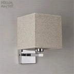 Modern Nordic Style E27 Wall Lamp Stainless Steel Bedroom Study Living Room Decor