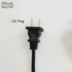 Silver Flexible Hose LED Wall Lamp 3W Bedside Reading Light with Switch