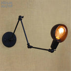 Rustic Wall Sconces Modern Wall Mounted Bedside Reading Light for Living Room