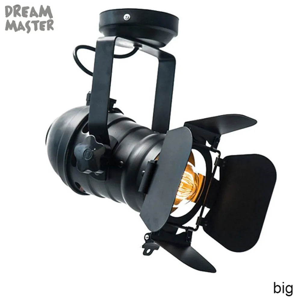 Industrial Vintage LED Ceiling Light for Theater Stage, Loft, Shop