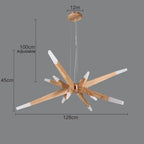 Wooden Pendant Lights: Creative Restaurant Decor for Indoor Lighting