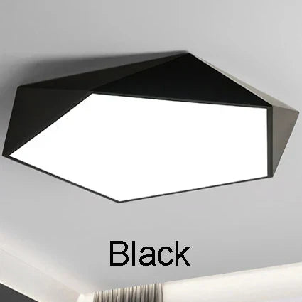 Geometric Dimmable LED Ceiling Lamps for Living Room Aisle Balcony Lighting