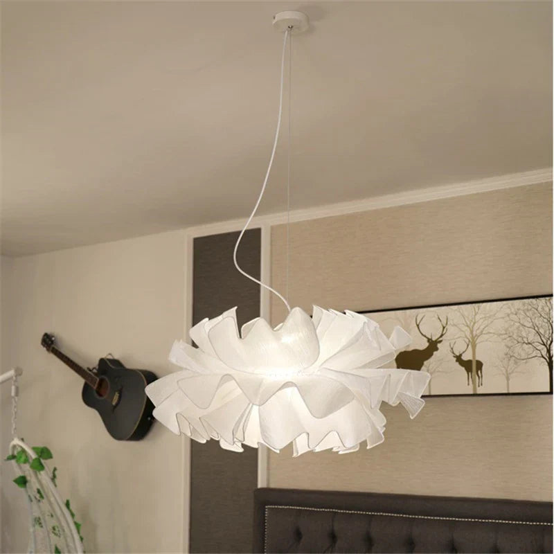White Yarn Pendant Lights - Romantic Nordic Luminaria for Bedroom and Wedding Room