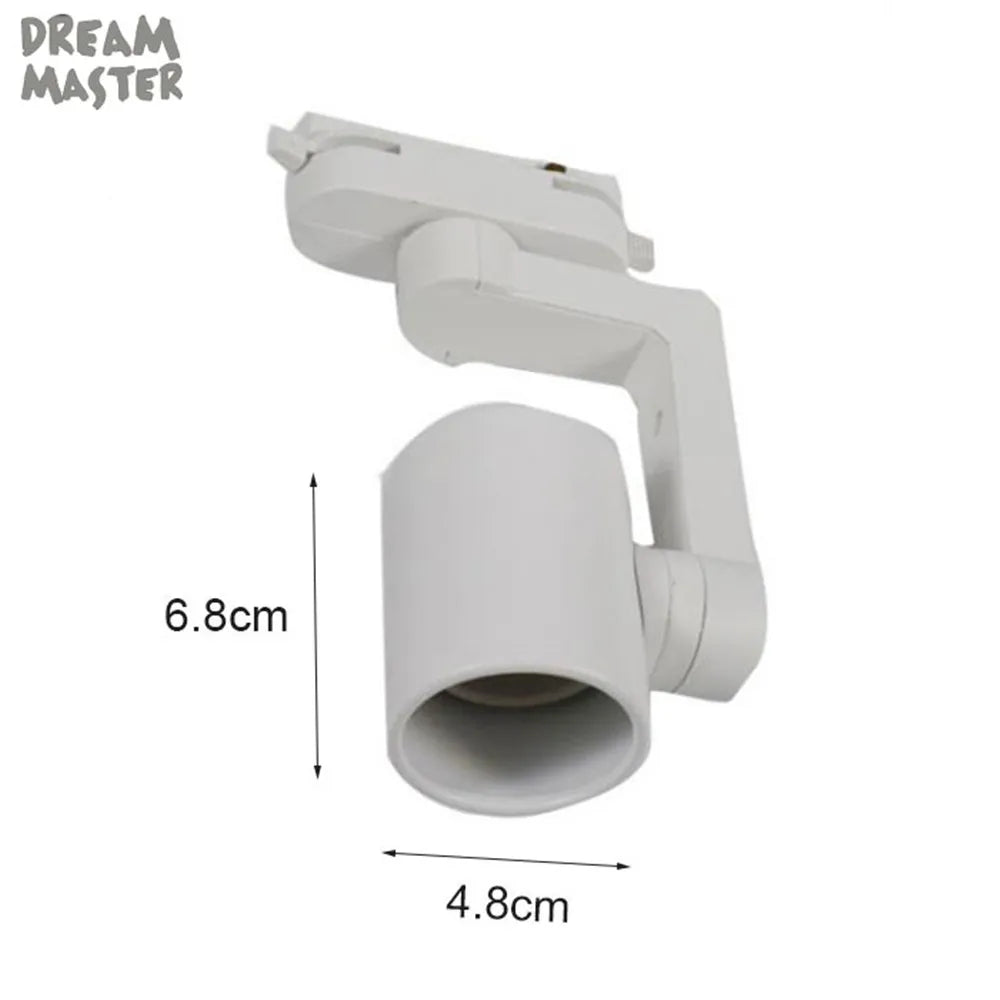 Track Light Holder: Direction Adjustable E27 Lamp for Mall, Office, Exhibition