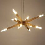 Wooden Pendant Lights: Creative Restaurant Decor for Indoor Lighting