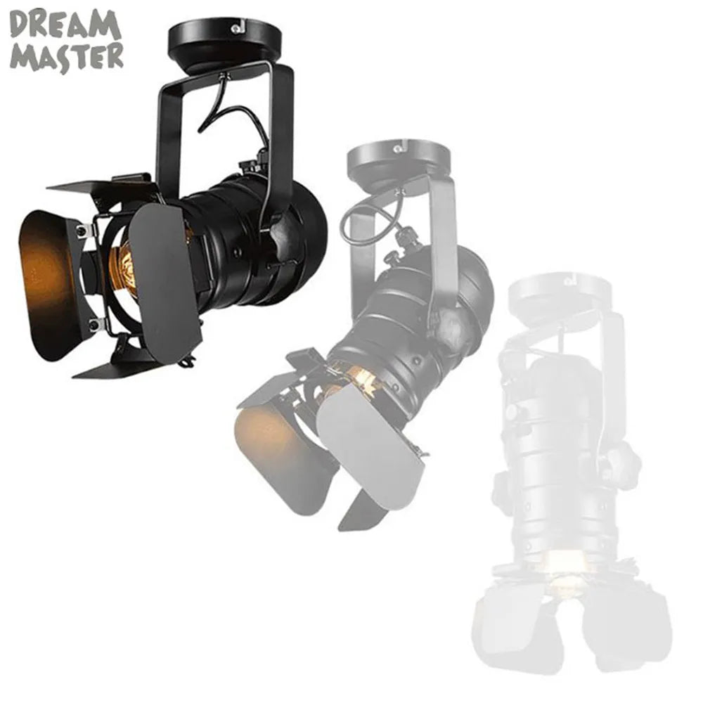 Industrial Vintage LED Ceiling Light for Theater Stage, Loft, Shop