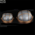 Vintage Bronze Kitchen Ceiling Lamp with E27 Socket Explosion-Proof Industrial Lighting