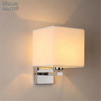 Modern Nordic Style E27 Wall Lamp Stainless Steel Bedroom Study Living Room Decor