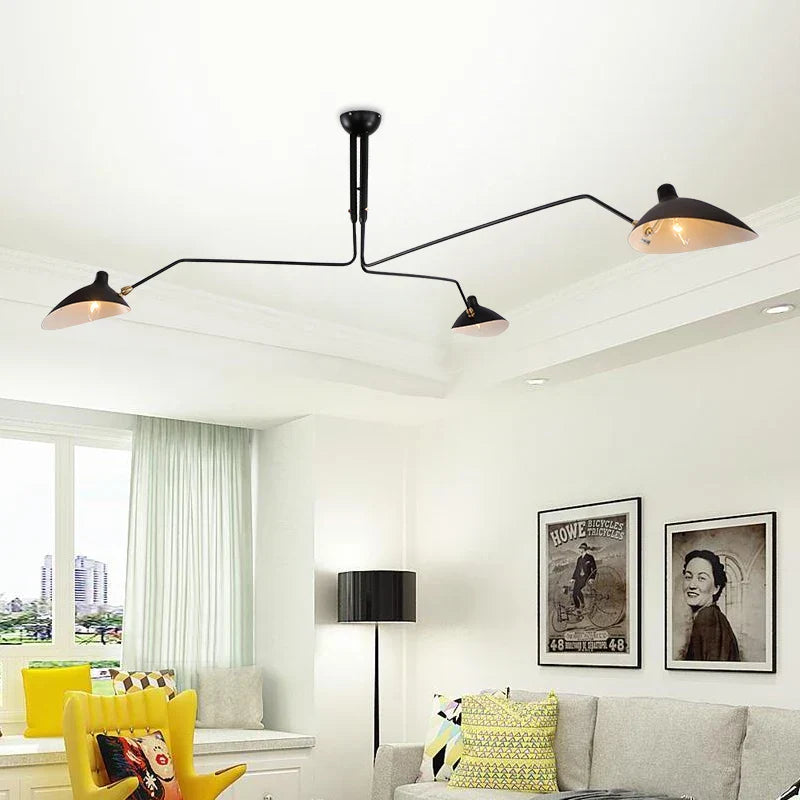 Loft Industrial Vintage Pendant Lamp & Rotating Wall Sconce for Home Decor