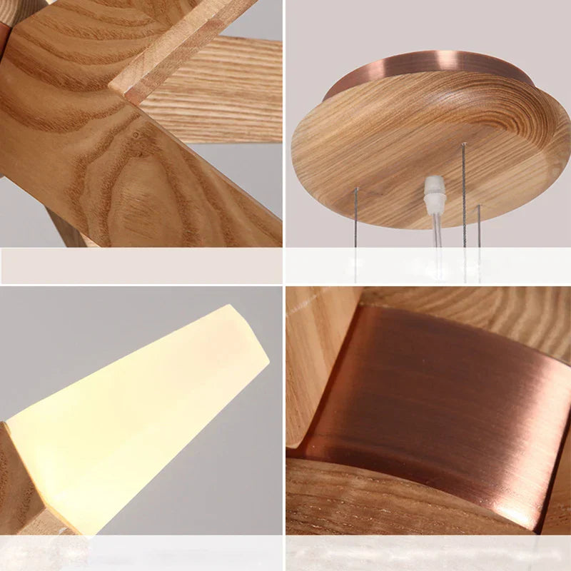 Wooden Pendant Lights: Creative Restaurant Decor for Indoor Lighting