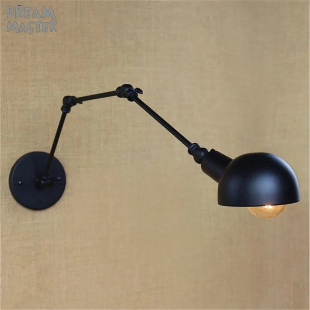 Rustic Wall Sconces Modern Wall Mounted Bedside Reading Light for Living Room