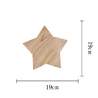 Star Wood Wall Lamp: Modern Solid Decor Lighting for Living Room, Bedroom, Corridor