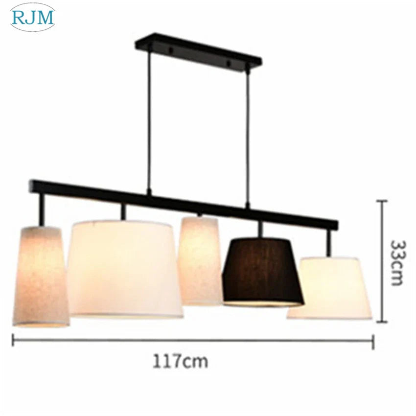 Nordic Rustic Style Chandelier for Modern Dining Room Decor