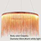 Modern Villa Art Chain Chandelier for Bedroom, Living Room, Restaurant