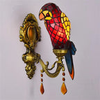 Glass Parrot Pendant Chandelier for Bar Club Living Room Bedroom