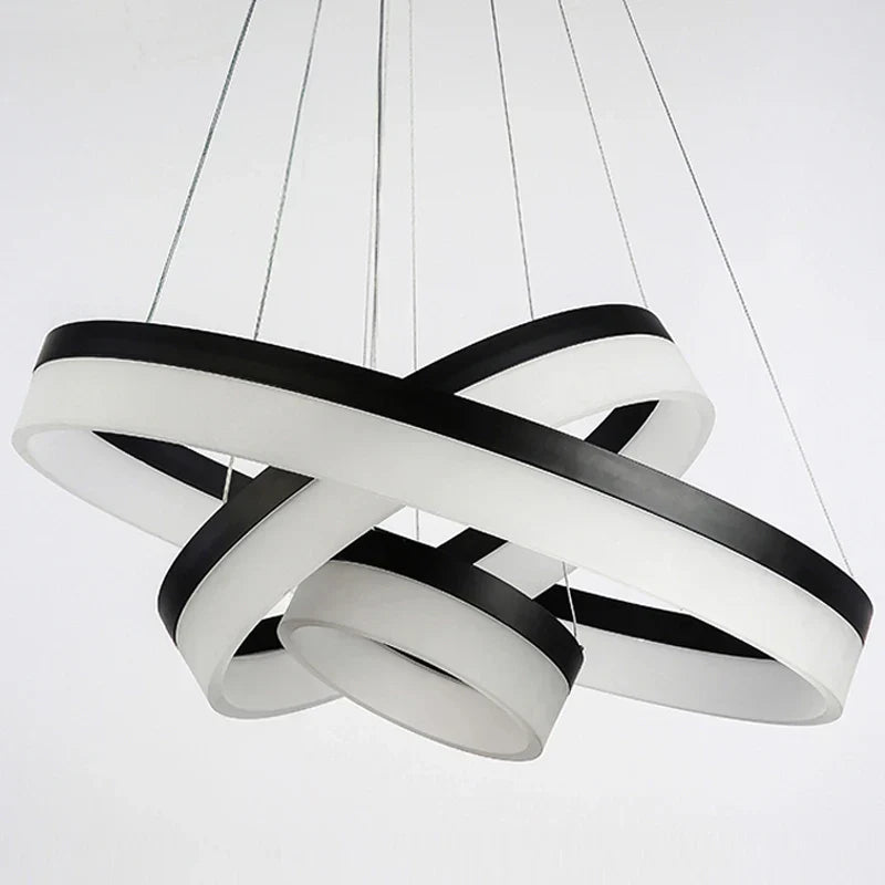 LED Ring Pendant Light Fixture for Living Room Dining Room Lighting