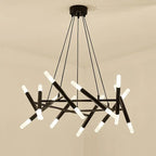 Nordic Retro LED Chandelier Kitchen Living Room Restaurant HangLamp