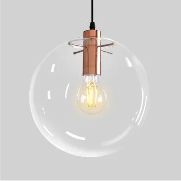 Bubble Glass Ball Pendant Light for Modern Living Room Kitchen Bedroom