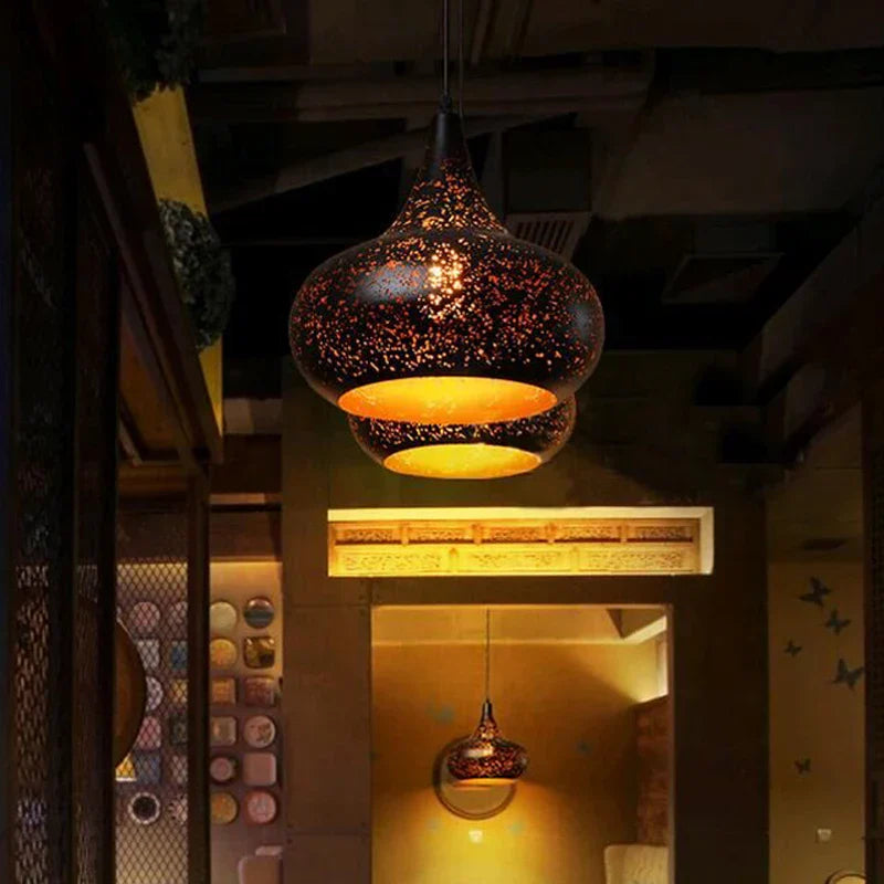 Retro Industrial Pendant Light for Café Bar Restaurant - Nordic Loft Design