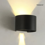 Modern Cube Adjustable 6W LED Wall Lamp Outdoor Waterproof Aluminum Garden Light Sconce
