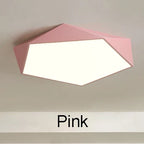Geometric Dimmable LED Ceiling Lamps for Living Room Aisle Balcony Lighting