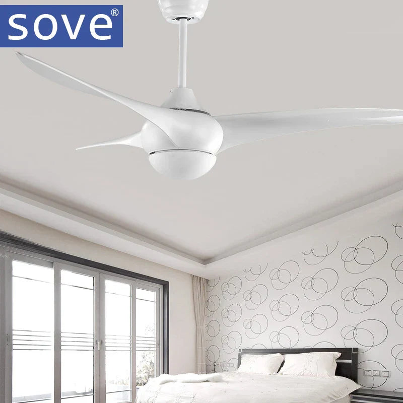 52" LED Village Ceiling Fan with Lights & Remote Control