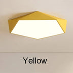 Geometric Dimmable LED Ceiling Lamps for Living Room Aisle Balcony Lighting