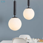 Glass Ball LED Pendant Light: Nordic Modern, Single Head, Creative Design