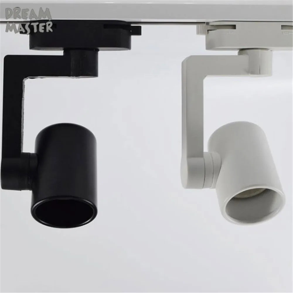 Track Light Holder: Direction Adjustable E27 Lamp for Mall, Office, Exhibition