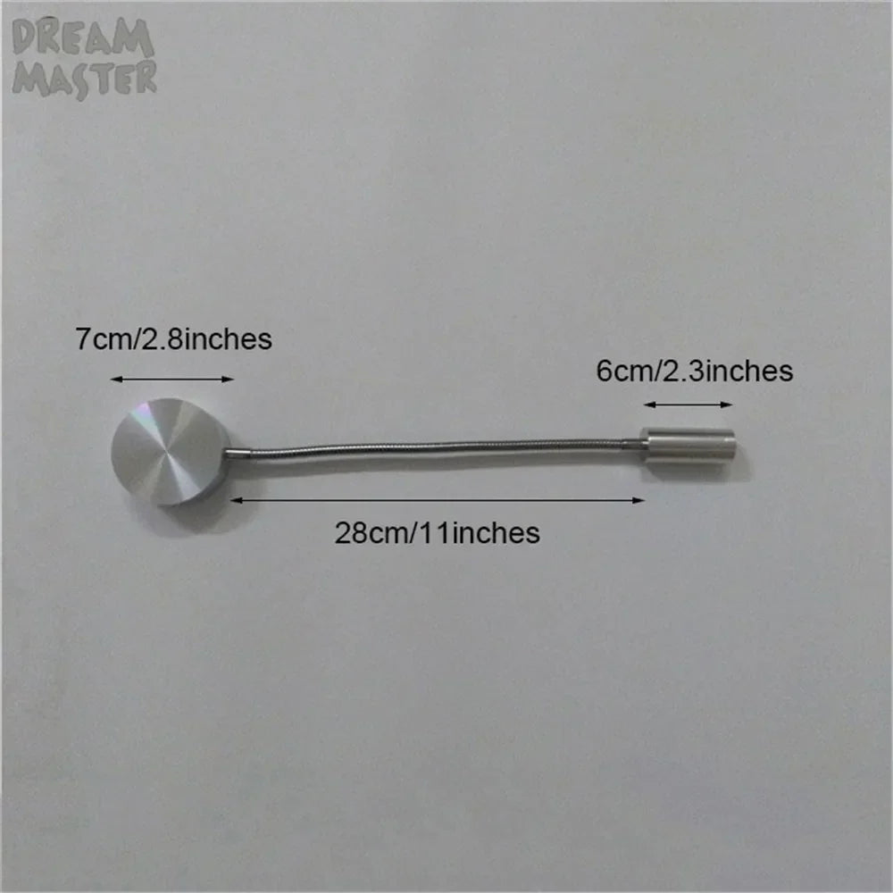 LED Wall Lamp Flexible Bedside Reading Sconces